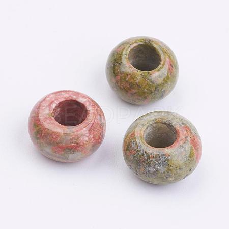 Natural Unakite Beads G-K216-01A-1