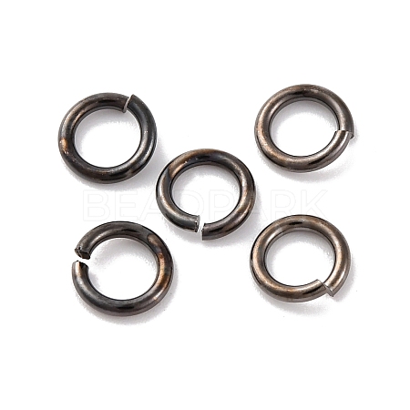 Brass Open Jump Rings KK-G514-01J-B-1