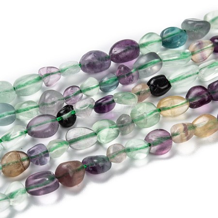 Natural Fluorite Beads Strands G-G018-62B-1