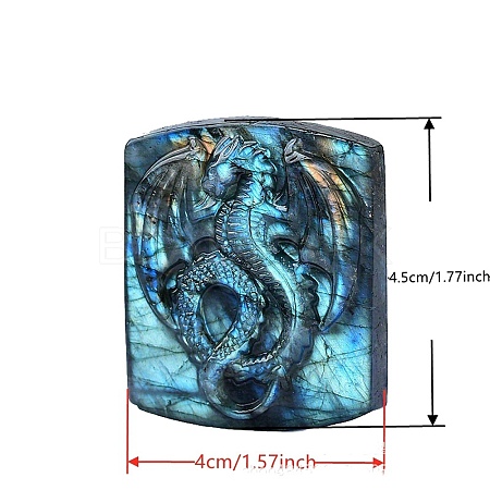 Natural Labradorite Carved Healing Figurines PW-WG34565-03-1
