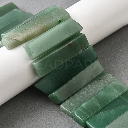 Natural Green Aventurine Beads Strands G-S386-D15-1