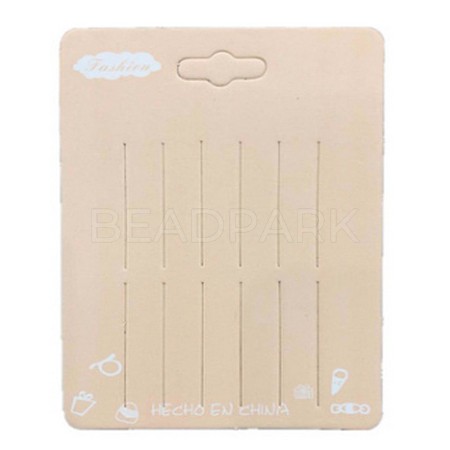 Paper Hair Ties Display Cards DIY-WH0209-41B-1