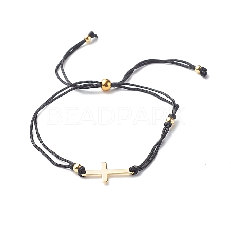 Adjustable Nylon Thread Slider Bracelets BJEW-JB06532-02-1