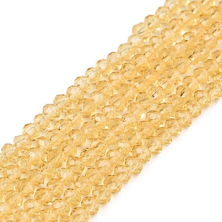 Glass Beads Strands EGLA-A044-T1mm-D03-1