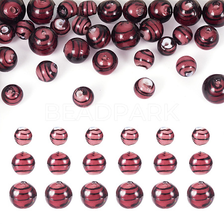 32Pcs Handmade Lampwork Beads LAMP-TA0001-56A-1