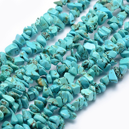 Synthetic Turquoise Beads Strands LS-G-P332-24B-1