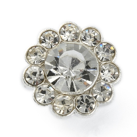 Alloy Rhinestone Shank Buttons DIY-WH0304-339-1