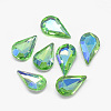 Pointed Back Glass Rhinestone Cabochons RGLA-T014-8x13mm-06-1