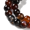 Natural Striped Agate/Banded Agate Beads Strands G-Z060-A01-B13-4