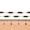 Handmade Seed Beads Column Link Chains CHS-T006-33G-3
