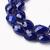 Opaque Solid Color Glass Beads Strands X-GLAA-E405-02B-C-1