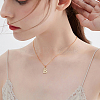 Golden Plated Alloy Enamel Charms ENAM-CJ0001-18A-7