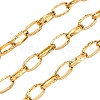 304 Stainless Steel Textured Cable Chains STAS-P386-10G-1