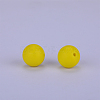 Round Silicone Focal Beads SI-JX0046A-134-2