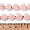 Natural Rose Quartz Beads Strands G-B044-B13-01-5