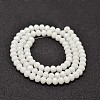 Faceted Rondelle Glass Beads Strands GLAA-I033-6mm-11-2