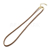 Nylon Milan Cord Necklace Making MAK-M028-01G-12-1