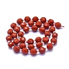 Natural Red Jasper Beads Strands G-K306-A25-8mm-2