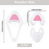 1 Pair Silicone Cat Ear Headphones Decorations DIY-CP0013-62A-2