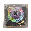 Resin Orgonite Pyramid Display Decorations G-PW0004-55K-3