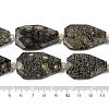 Natural Snowflake Obsidian Beads Strands G-P548-B20-01-4