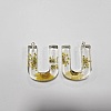 Transparent Epoxy Resin Pendants CRES-YW0002-12U-1