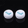 Initial Acrylic Beads OACR-E001-20L-2