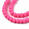 Handmade Polymer Clay Beads Strands X-CLAY-N008-053-09-3