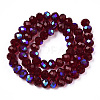 Electroplate Glass Beads Strands LS-EGLA-A034-T10mm-L21-2