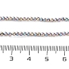 Electroplated Synthetic Non-magnetic Hematite Beads Strands G-C248-D01-2mm-02-4