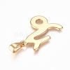 304 Stainless Steel Pendants LS-STAS-L210-06I-G-01-2