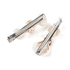 4Pcs 4 Styles Natural Shell Alligator Hair Clips PHAR-TA000014-3