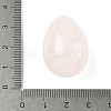 Natural Rose Quartz Egg Shape Display Decorations G-Z094-01A-3