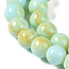 Baking Paint Glass Bead Strands GLAA-H031-01A-08-4