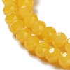 Baking Paint Imitation Jade Glass Bead Strands DGLA-A034-J10mm-A30-3