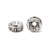 Iron Grade A Crystal Rhinestone Spacer Beads RB-A010-8MM-N-2