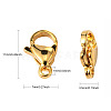 304 Stainless Steel Lobster Claw Clasps X-STAS-R050-11x7mm-02-2