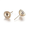 Brass Stud Earring Findings KK-L191-01LG-1