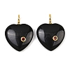 Natural Obsidian Pendants G-D104-01G-14-1