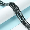 Natural Black Tourmaline Beads Strands LS-G-F748-Y01-02-2