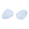 Rainbow Iridescent Plating Acrylic Beads OACR-N010-079-4