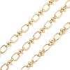 Rack Plating Brass Oval & Knot Link Chains CHC-K013-02-4