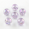Round AB Color Transparent Acrylic Beads TACR-D005-14mm-03-1