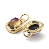 Eco-Friendly Brass Charms KK-H762-03G-01-3