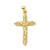 Brass Micro Pave Cubic Zirconia Pendants KK-A212-05G-G-1