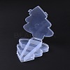 10 Grids Transparent Plastic Box CON-B009-07-4