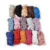 32M 16 Colors Polyester Centipede Braid Lace Trim OCOR-PH0002-23-1