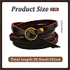 1Pc Leather Cord Bracelets/Chain Belts BJEW-CL0001-19-2