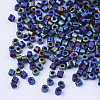 Electroplate Glass Cylinder Beads SEED-Q036-01A-K01-3