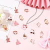 20Pcs 10 Styles Valentine's Day Alloy Enamel Pendants ENAM-YW0008-67-5